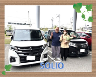 ソリオ納車です